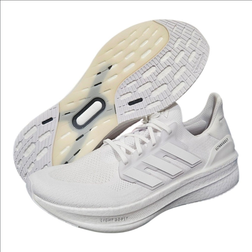 Adidas Ultraboost 5 Mens Size 16 Running Shoes White ID8813 Light Boost Sneakers